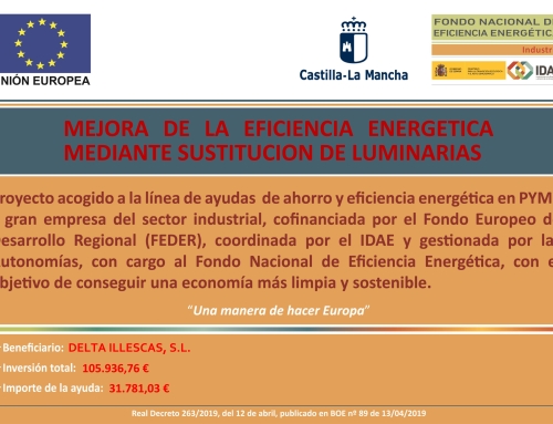 MEJORA DE LA EFICIENCIA ENERGÉTICA MEDIANTE LA SUSTITUCIÓN DE LUMINARIAS EN DELTA ILLESCAS